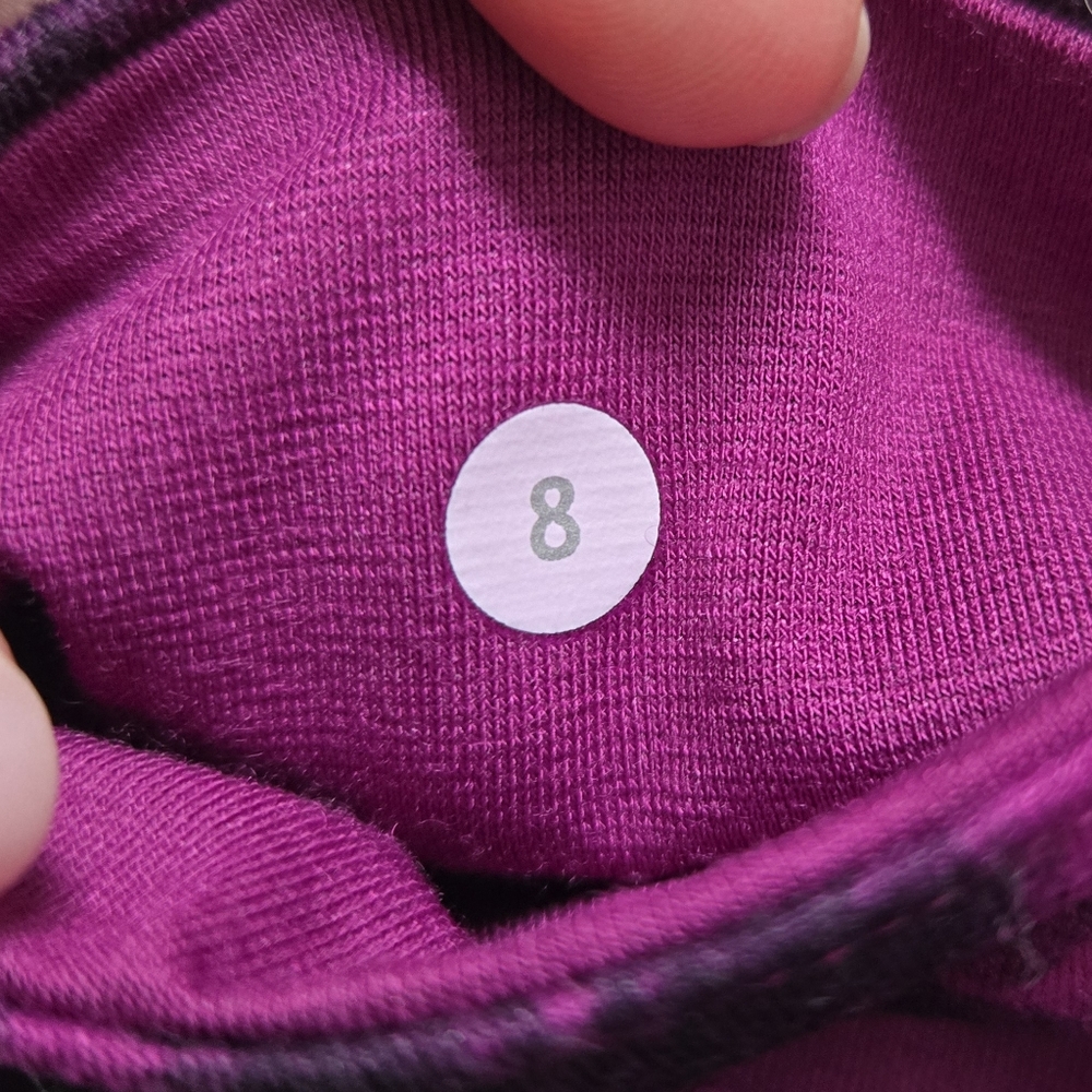 Lululemon Purple Patterned Cropped Leggings - Picture 3 of 3